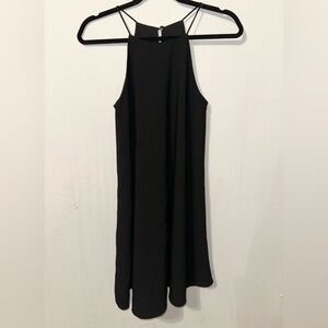 Melloday Elegant Black Sleeveless Dress